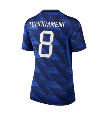 Frankrike Aurelien Tchouameni #8 Hemmatröja Dam VM 2026 Kortärmad